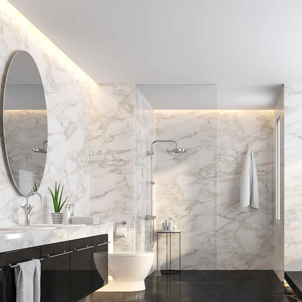 white marble porcelain