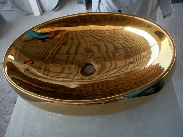 gold resin sink